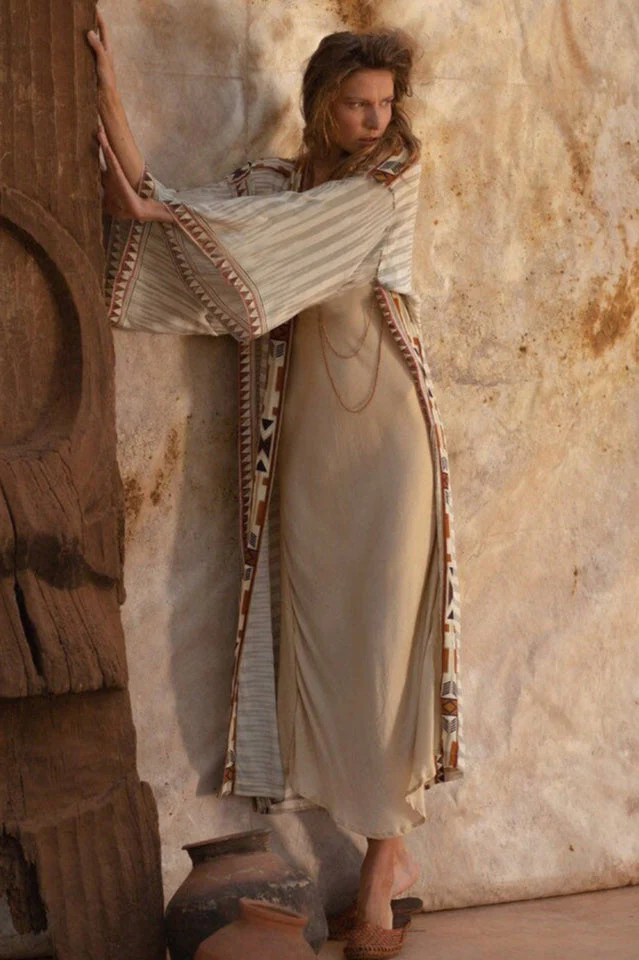 Boho Tie Dye Kimono Blouse - Image 13