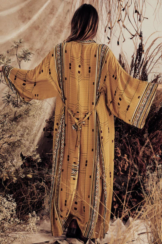 Boho Tie Dye Kimono Blouse - Image 18