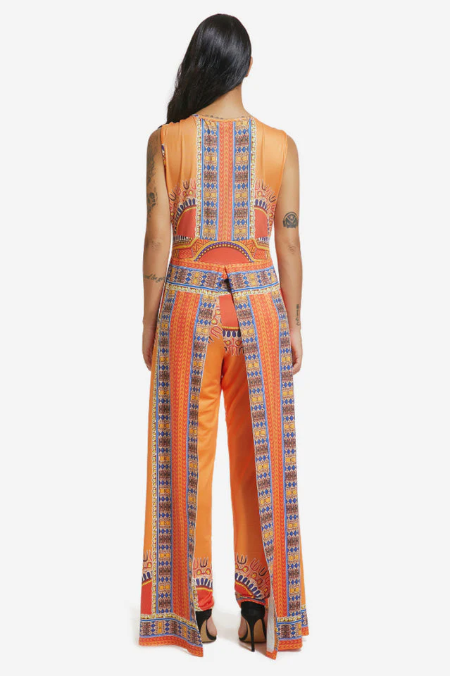 Deep V-Neck Party Jumpsuit - Image 5