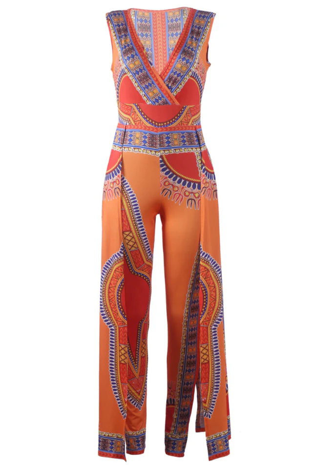 Deep V-Neck Party Jumpsuit - Image 6