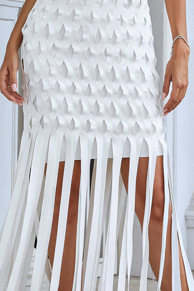 Denisa Sleeveless Tassel Dress - Image 5