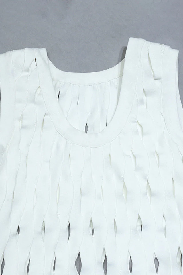 Denisa Sleeveless Tassel Dress - Image 8