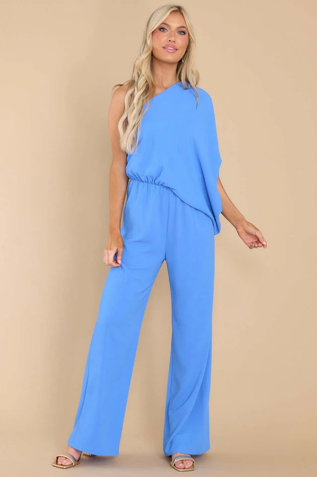 Dreaming Of New One Shoulder Jumpsuit - Image 5