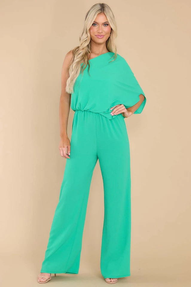 Dreaming Of New One Shoulder Jumpsuit - Image 6