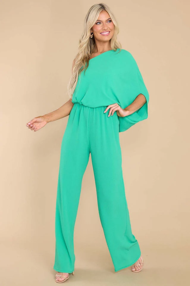Dreaming Of New One Shoulder Jumpsuit - Image 7