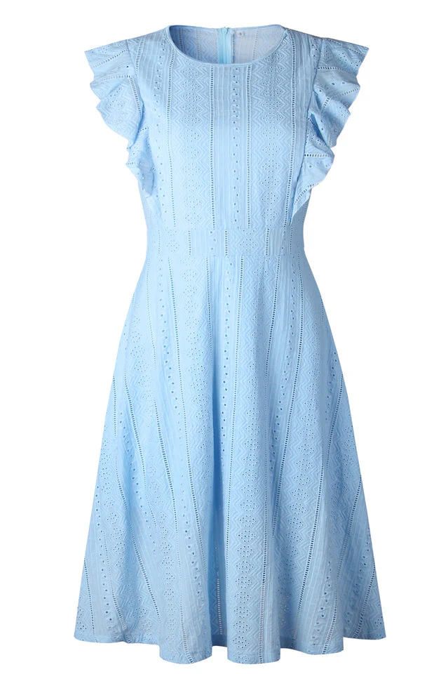 Elegant A Line Midi Dress - Image 15