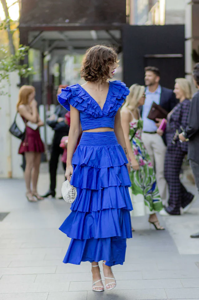 Eleni Tiered Maxi Skirt Set - Image 4