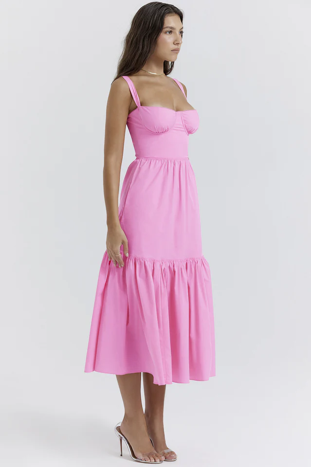Elia French Pink Midi Sundress - Image 6