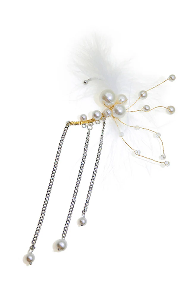 Feather Tassel Earrings - Image 7