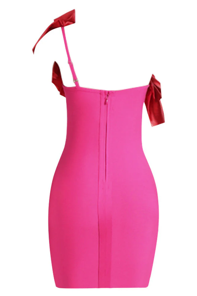 Finley Ruffle One Shoulder Bandage Dress - Image 10