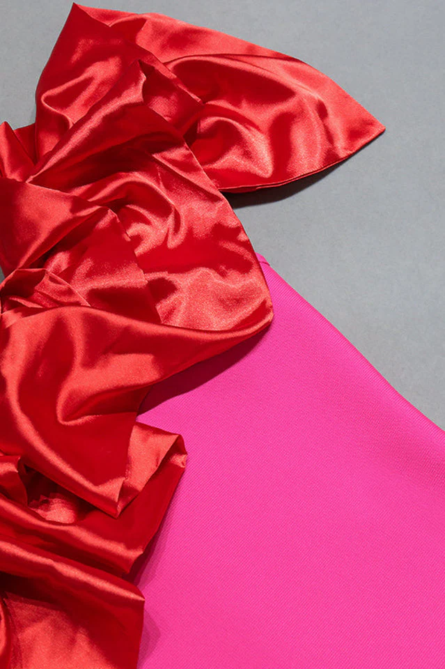 Finley Ruffle One Shoulder Bandage Dress - Image 6