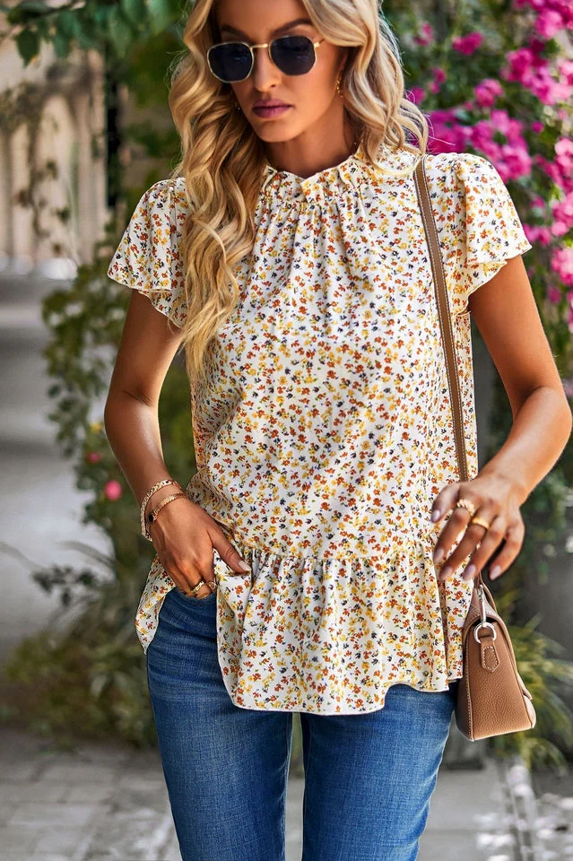 Floral Print Blouse - Image 10