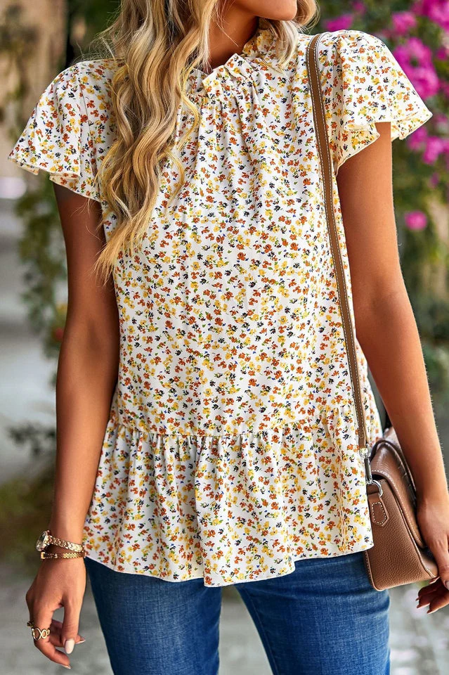 Floral Print Blouse - Image 11