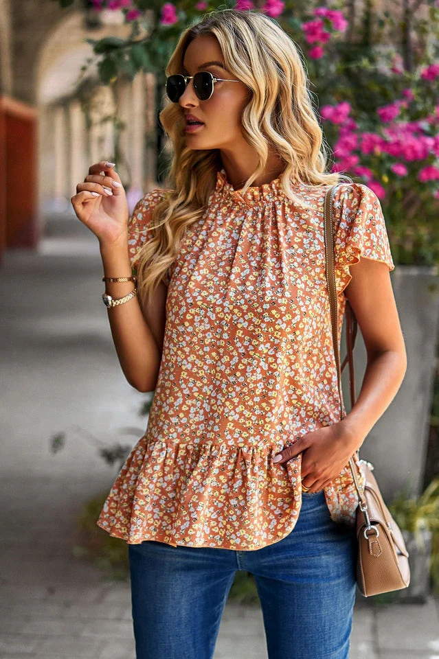 Floral Print Blouse - Image 7