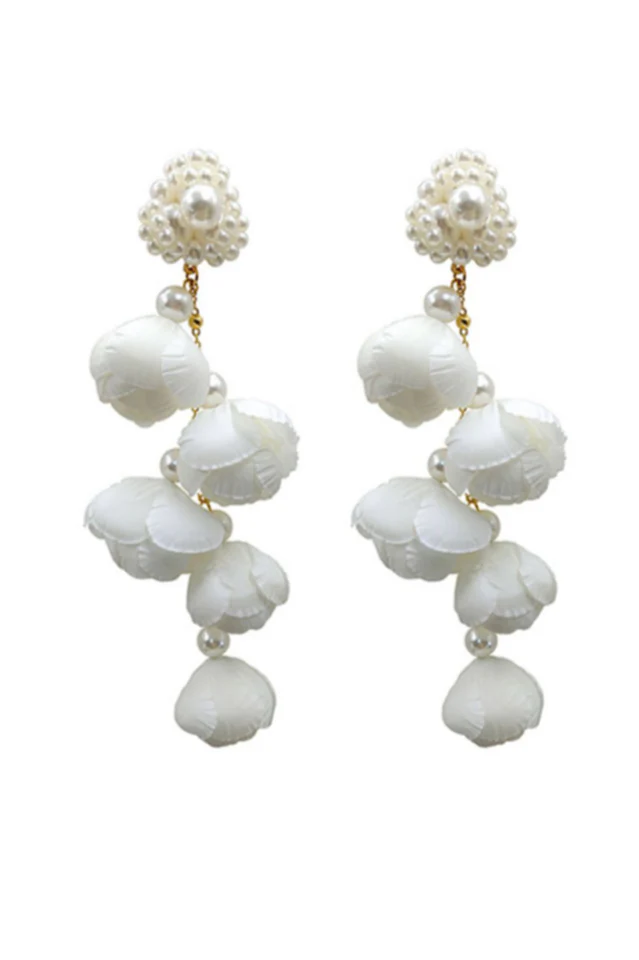 Flower Drop Earrings - Image 7