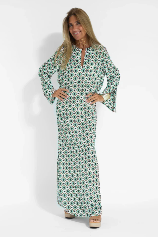 Geometric Maxi Dress - Image 3
