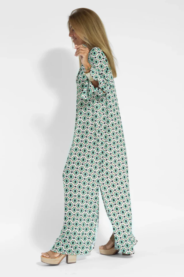 Geometric Maxi Dress - Image 5