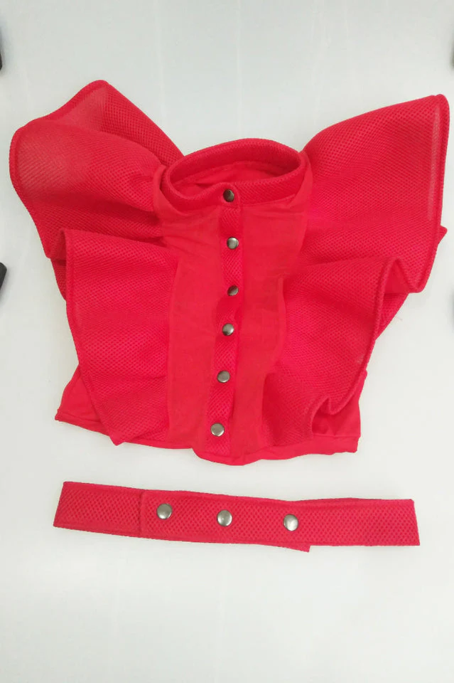 Goth Sissy Party Ruffle Bodysuit - Image 8