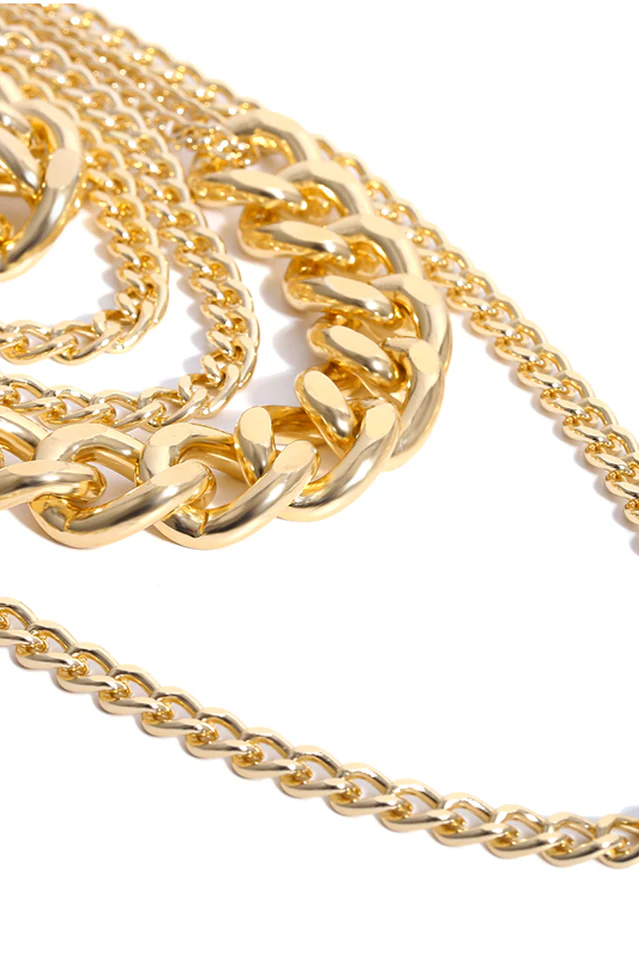 Gothic Layered Baroque Chain Necklace - Image 5