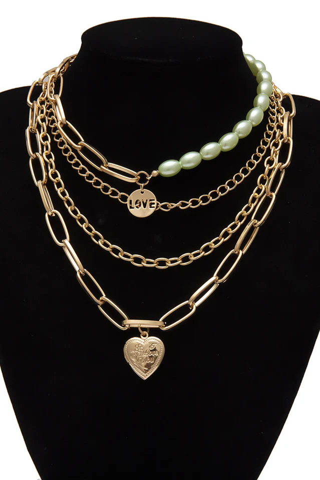 Gothic Layered Baroque Pearl Chunky Chain Necklace - Image 11