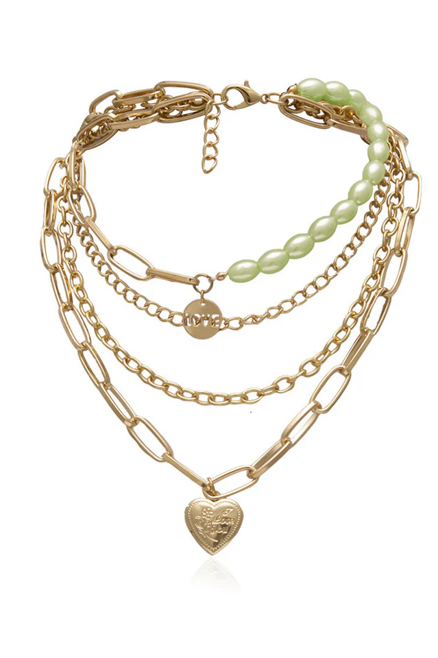 Gothic Layered Baroque Pearl Chunky Chain Necklace - Image 9