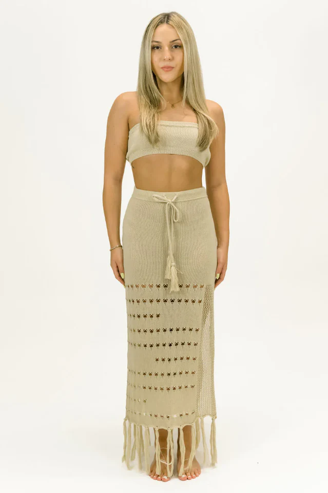 Hazel Crochet Top + Skirt Set - Image 3