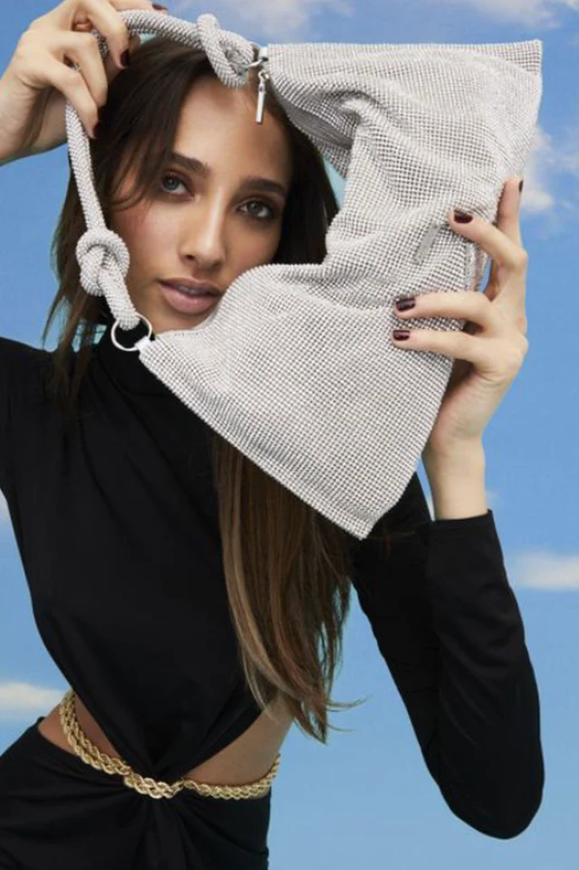 Hera Mini Rhinestone Shoulder Bag - Image 4