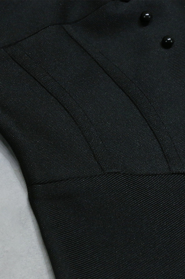 Kiri HIgh Neck Mini Bandage Dress - Image 7