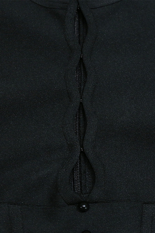 Kiri HIgh Neck Mini Bandage Dress - Image 8