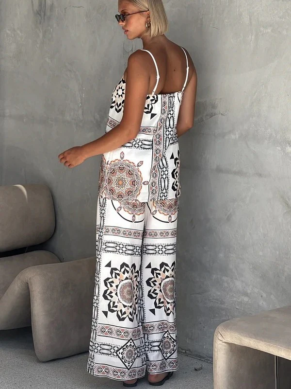 Loose Casual Suspenders Two Piece Suit - Image 3