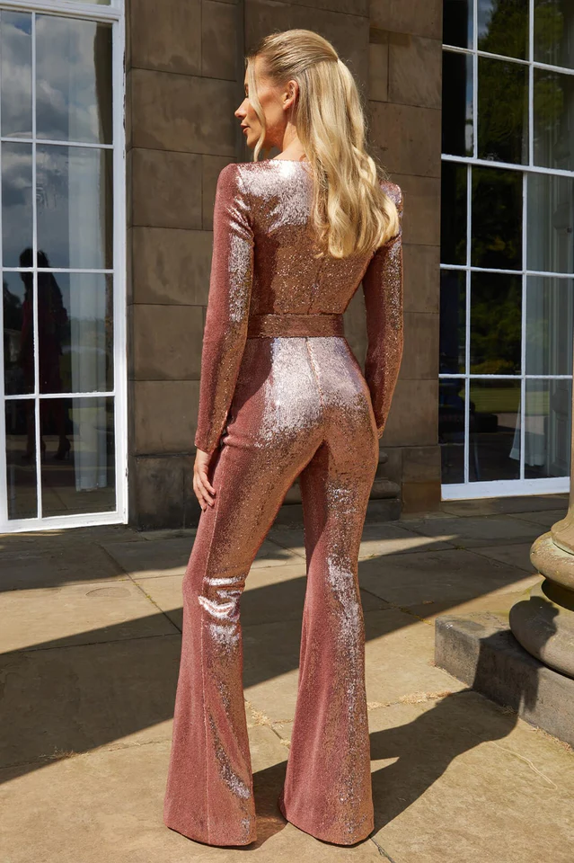 Marissa Sequin Jumpsuit - Image 13