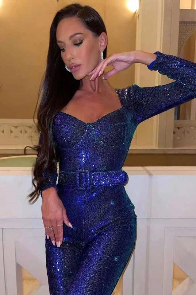 Marissa Sequin Jumpsuit - Image 19