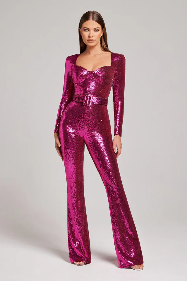 Marissa Sequin Jumpsuit - Image 3