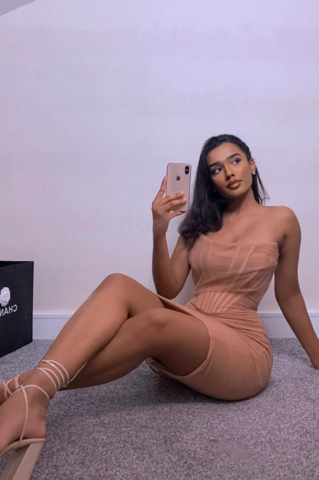 Mesh Strapless Corset Dress - Image 18