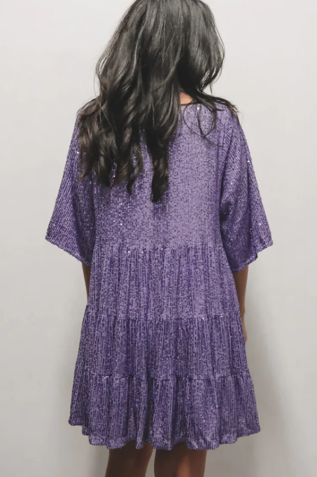 My Queen Sequin Baby Doll Dress - Image 28