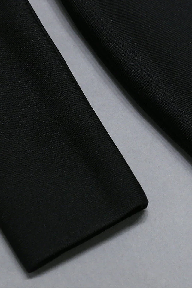 Square Neck Long Sleeve Mini Dress - Image 21