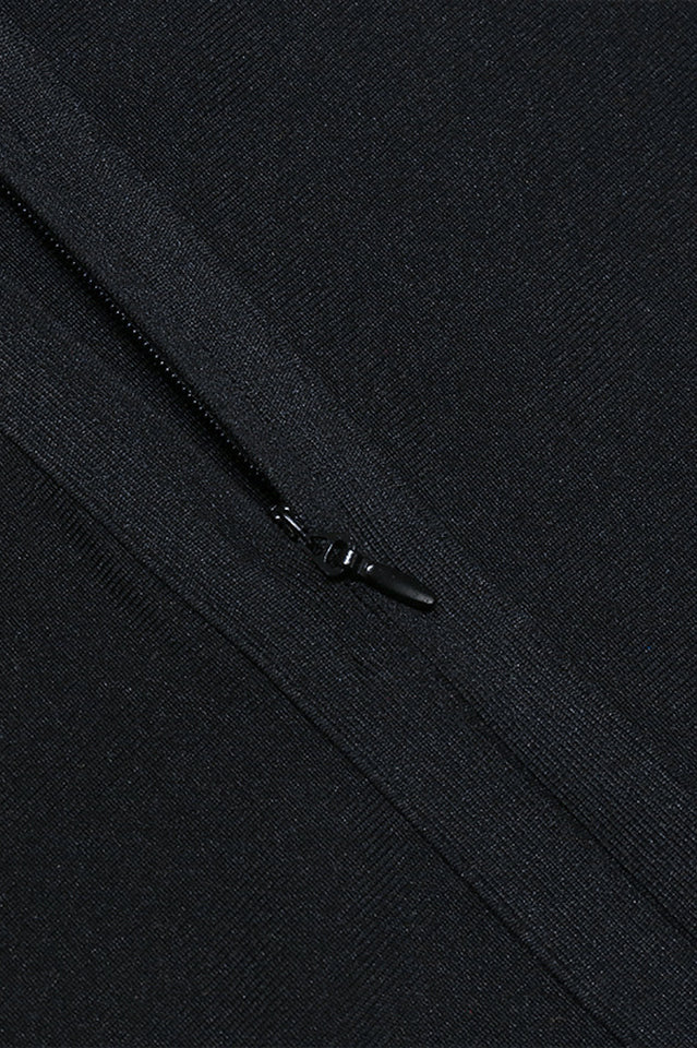 Square Neck Long Sleeve Mini Dress - Image 22