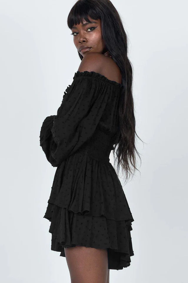 Tiered Swing Skater Romper - Image 11