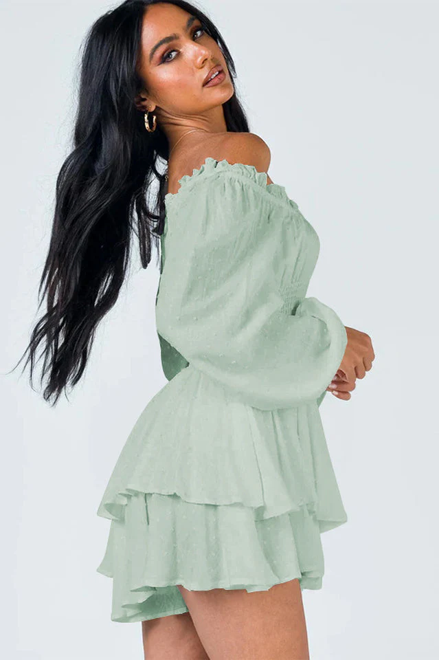 Tiered Swing Skater Romper - Image 23