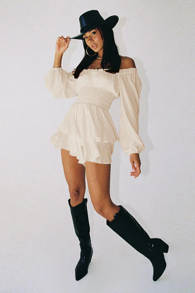 Tiered Swing Skater Romper - Image 26