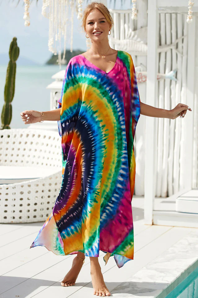 Tropical Pattern Kimono Blouse ( 29 Colors ) - Image 28