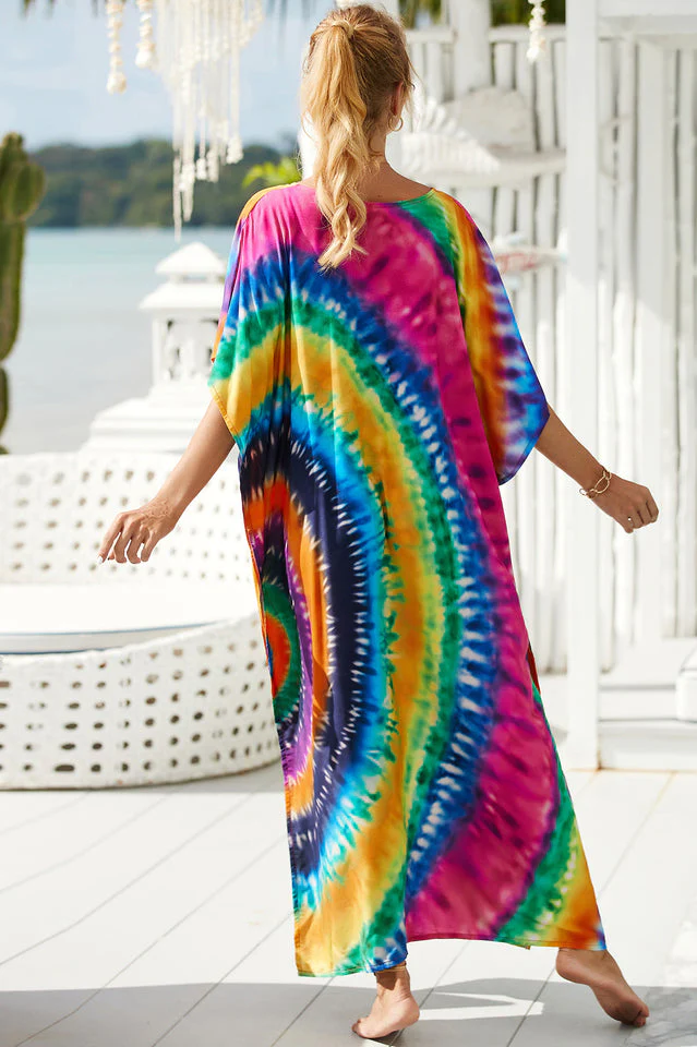 Tropical Pattern Kimono Blouse ( 29 Colors ) - Image 29