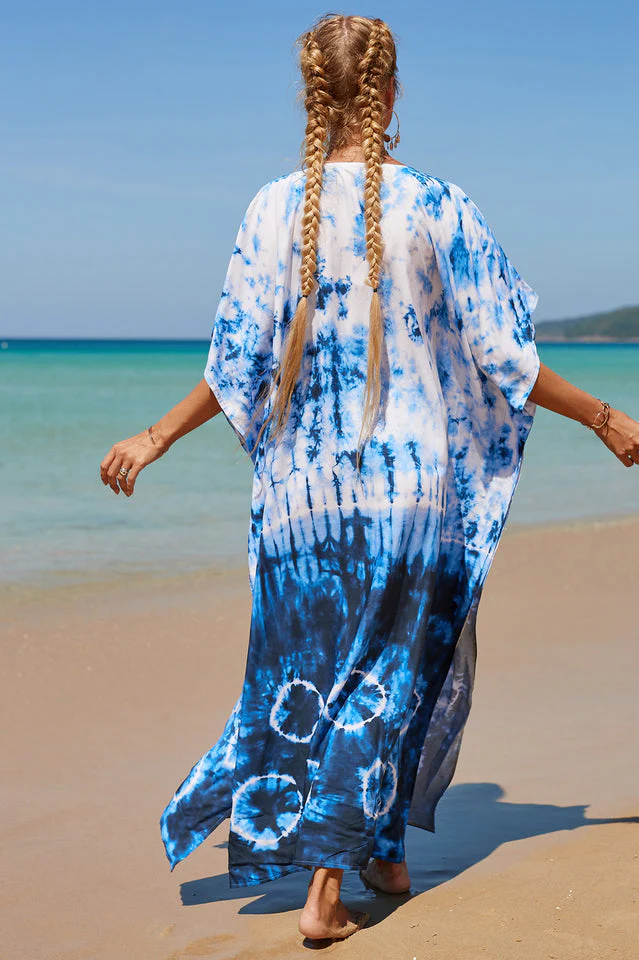 Tropical Pattern Kimono Blouse ( 29 Colors ) - Image 40