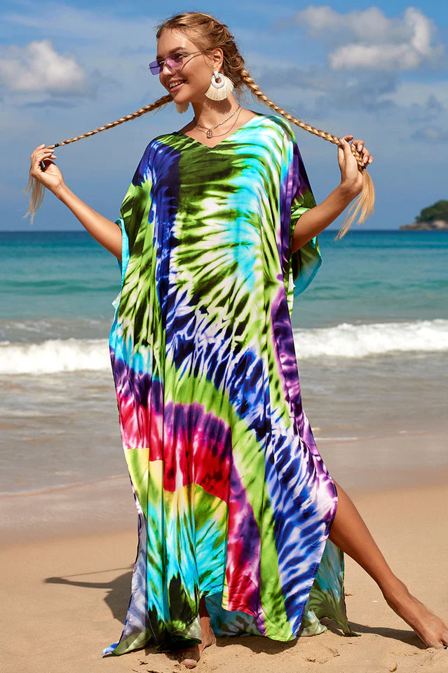 Tropical Pattern Kimono Blouse ( 29 Colors ) - Image 41