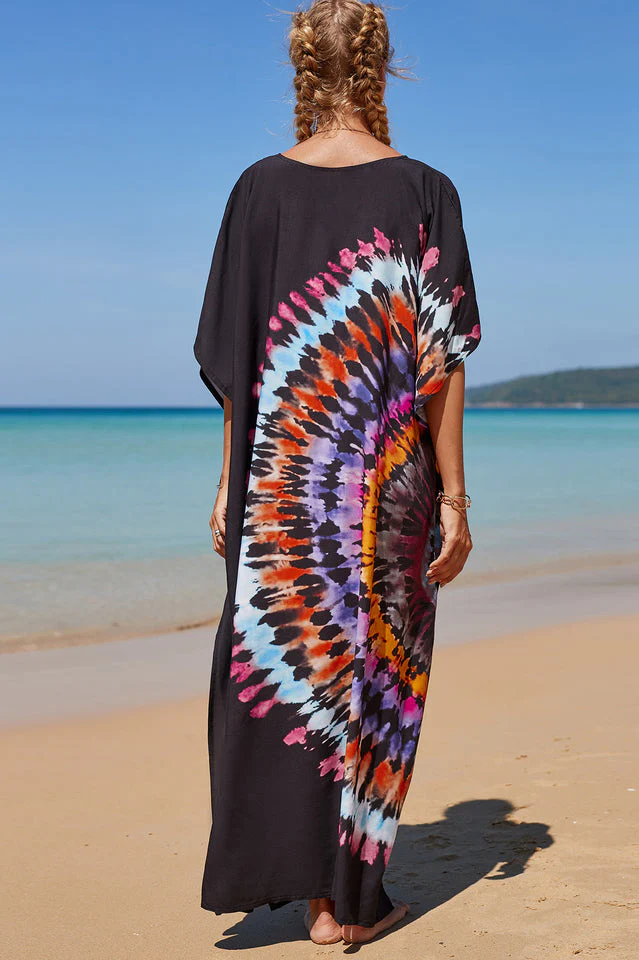 Tropical Pattern Kimono Blouse ( 29 Colors ) - Image 44