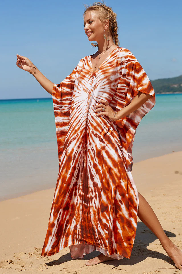 Tropical Pattern Kimono Blouse ( 29 Colors ) - Image 47