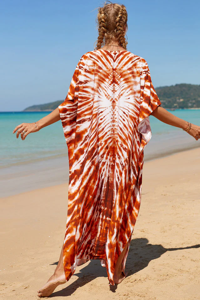 Tropical Pattern Kimono Blouse ( 29 Colors ) - Image 48