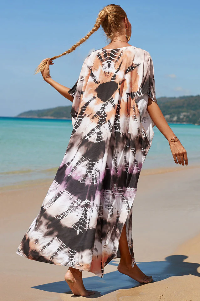 Tropical Pattern Kimono Blouse ( 29 Colors ) - Image 50