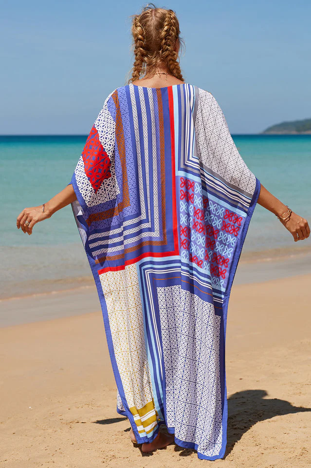 Tropical Pattern Kimono Blouse ( 29 Colors ) - Image 54