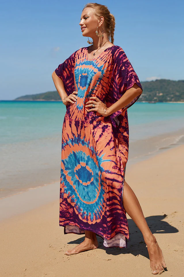 Tropical Pattern Kimono Blouse ( 29 Colors ) - Image 55